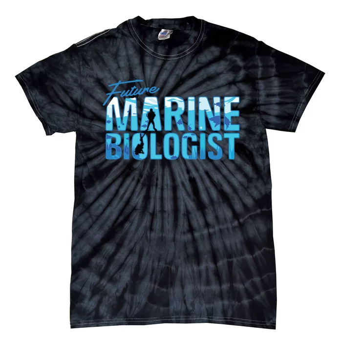 Future Marine Biologist Ocean Student Biology Gift Tie-Dye T-Shirt