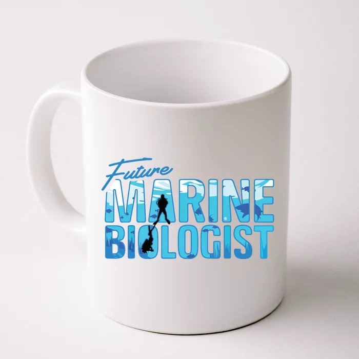 Future Marine Biologist Ocean Student Biology Gift Front & Back Coffee Mug