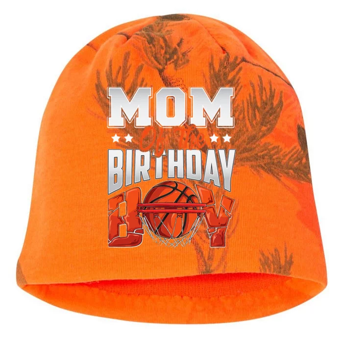 funny Mom basketball birthday Family Baller bday Party Kati - Camo Knit Beanie