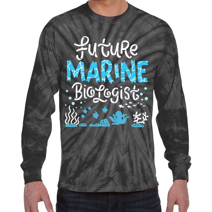 Future Marine Biologist Tie-Dye Long Sleeve Shirt