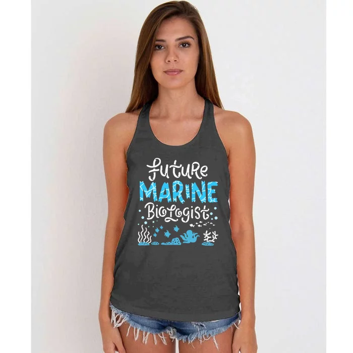 Future Marine Biologist Women's Knotted Racerback Tank