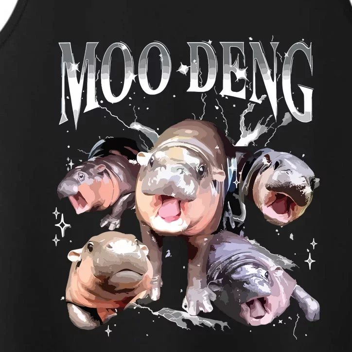 Funny Moodeng Baby Pygmy Hippo Cute Zoo For Family Performance Tank