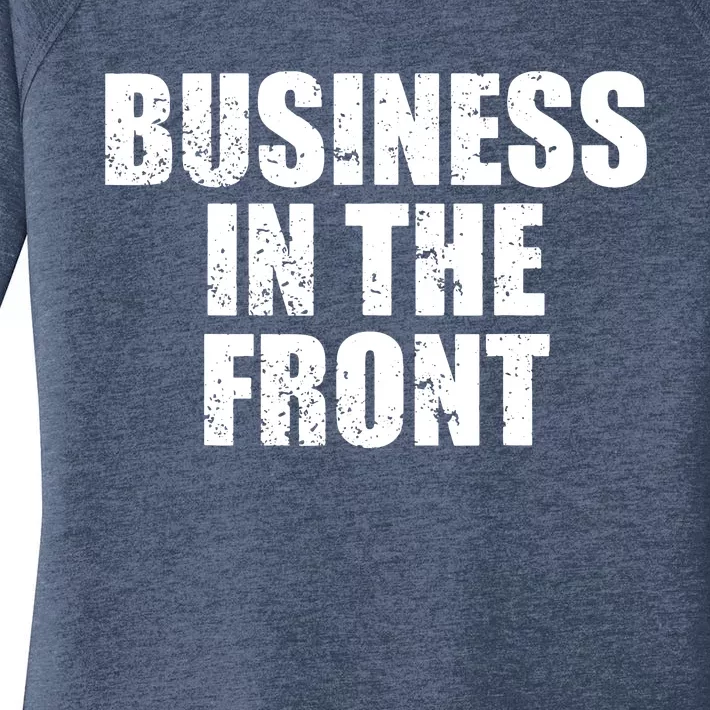 Funny Mullet Business In The Front Party In The Back Gift Women's Perfect Tri Tunic Long Sleeve Shirt