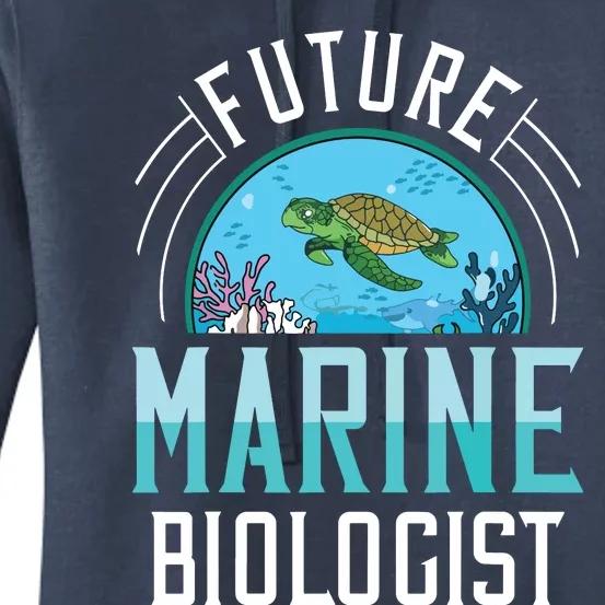 Future Marine Biologist Biology Ocean Life Women's Pullover Hoodie