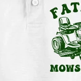 Father Mows Best Lawn Fathers Day Dry Zone Grid Performance Polo