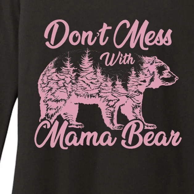 Funny Mama Bear Don't Mess With Mama Bear Mothers Day Womens CVC Long Sleeve Shirt