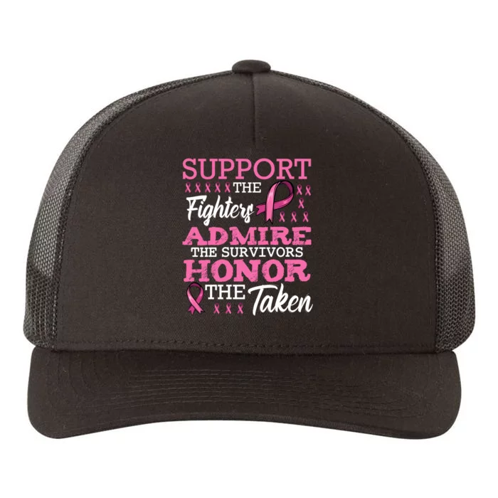 Fight Metastatic Breast Cancer Awareness Month Yupoong Adult 5-Panel Trucker Hat