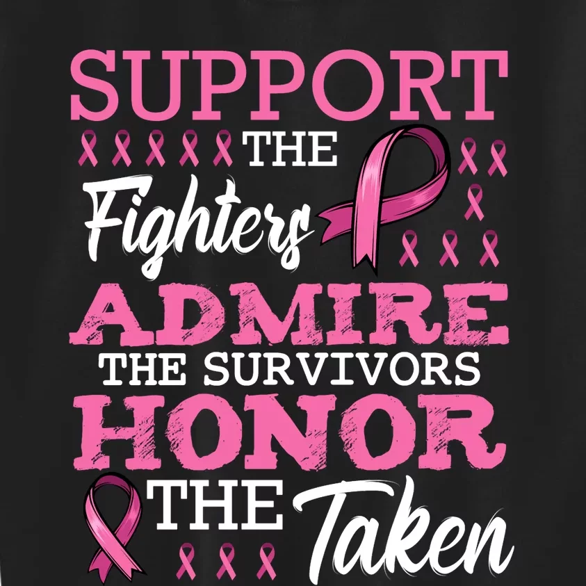 Fight Metastatic Breast Cancer Awareness Month Kids Sweatshirt