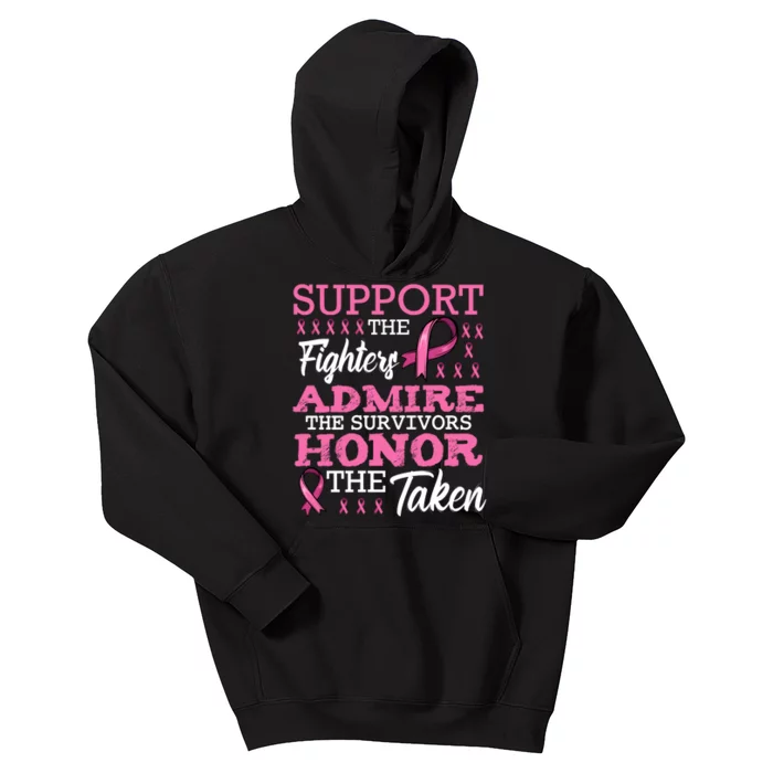 Fight Metastatic Breast Cancer Awareness Month Kids Hoodie