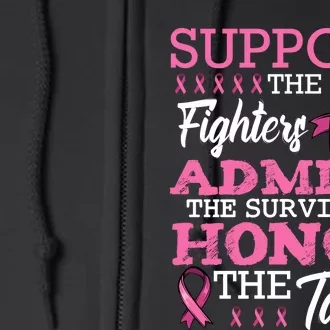 Fight Metastatic Breast Cancer Awareness Month Full Zip Hoodie