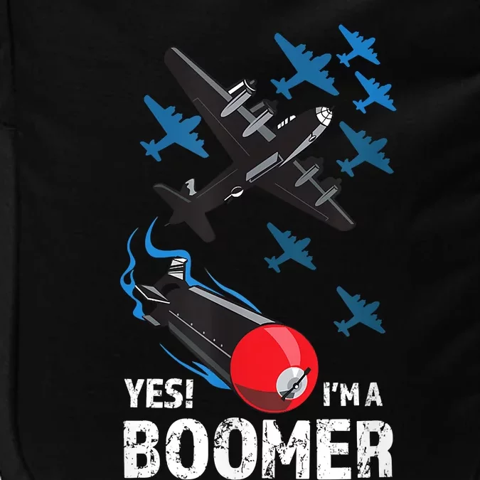 Funny Military Bomber Design For Boomers Impact Tech Backpack