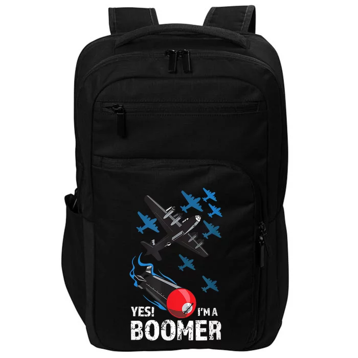 Funny Military Bomber Design For Boomers Impact Tech Backpack