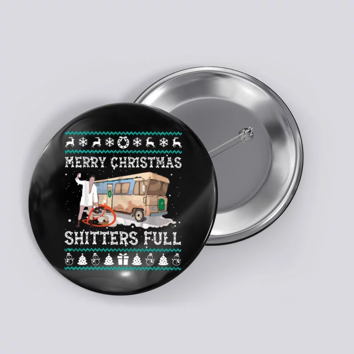 Funny Merry Christmas Shitters Full Sweater Ugly Button