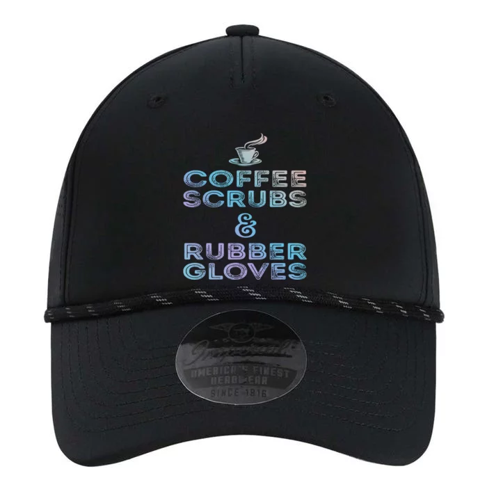 Funny Medical Cute Gift: Coffee Scrubs And Rubber Gloves Performance The Dyno Cap