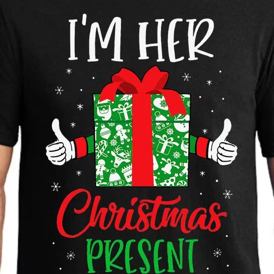 Funny Matching Couples Christmas His And Hers For Her Pajama Set