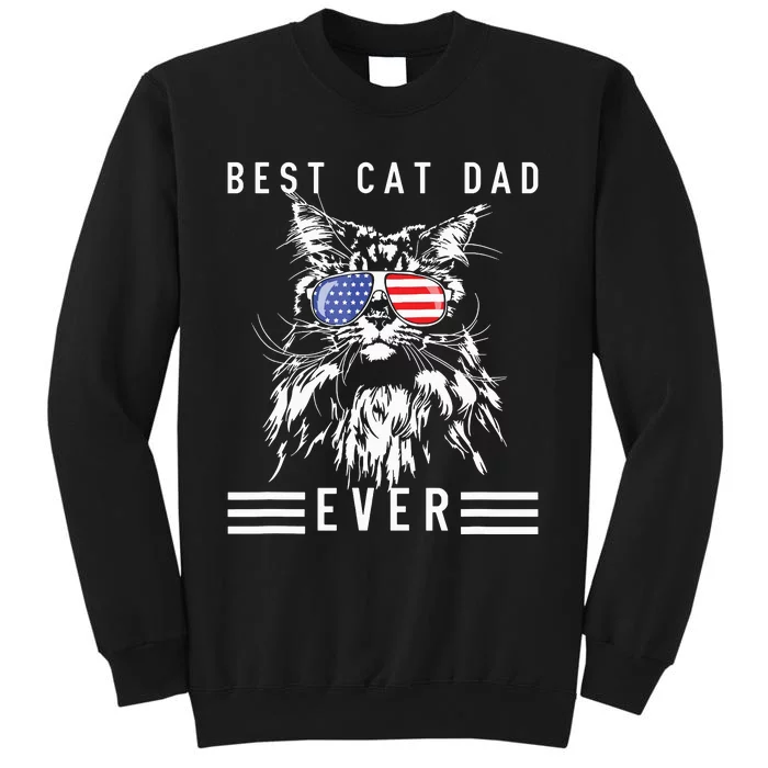 Funny Maine Coon Cat Best Cat Dad Ever Funny Cat Maine Coon Sweatshirt