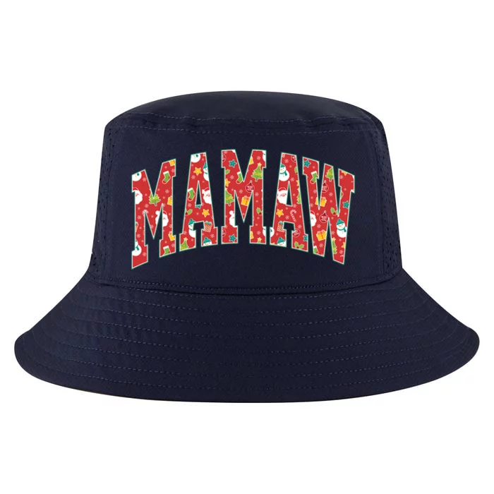 Funny Mamaw Claus Christmas Gift Pajamas Santa Gift Cool Gift Cool Comfort Performance Bucket Hat