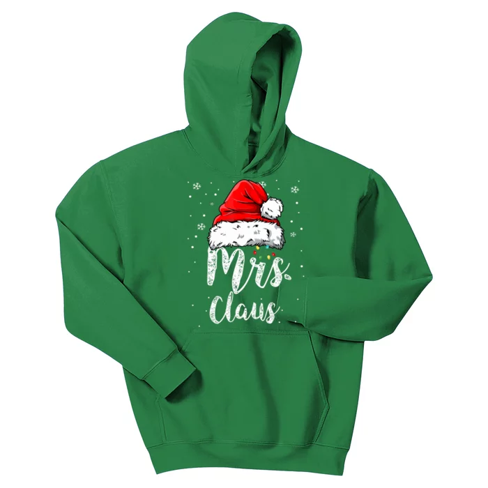 Funny Mrs Claus Santa Christmas Matching Couple Pajama Gifts Kids Hoodie