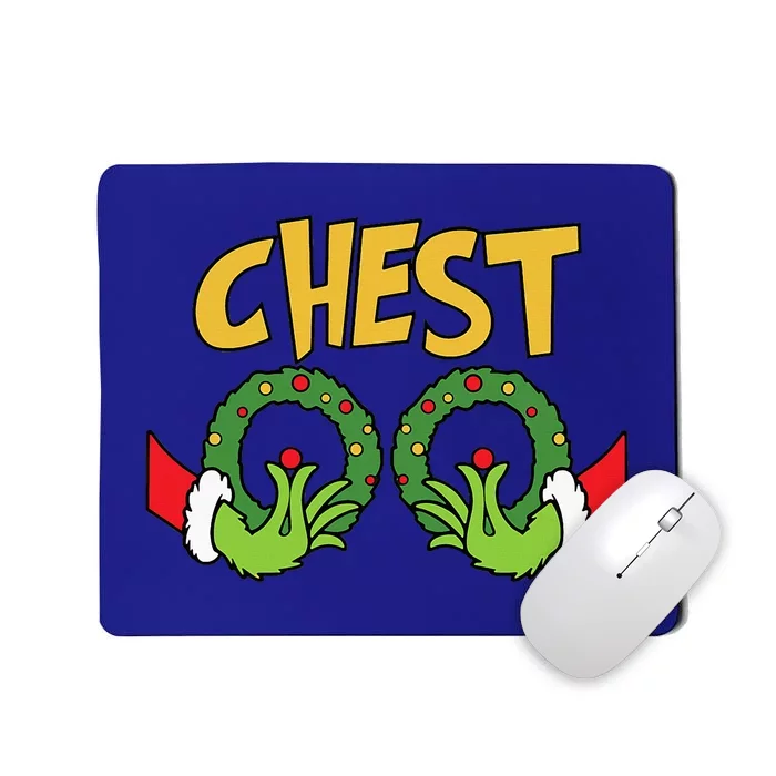 Funny Matching Chestnuts Couples Christmas Family Holiday Mousepad