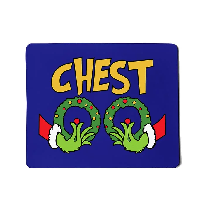 Funny Matching Chestnuts Couples Christmas Family Holiday Mousepad