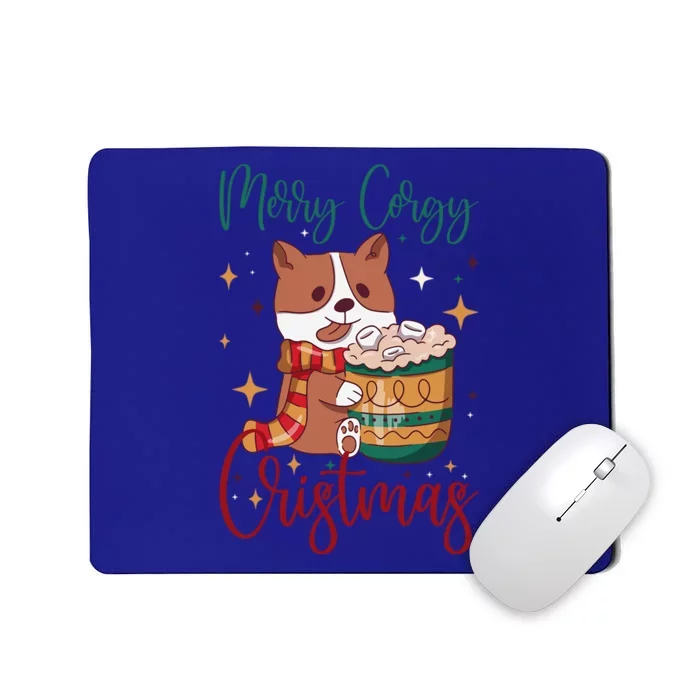 Funny Merry Corgi Christmas For Corgi Lovers Cool Gift Mousepad