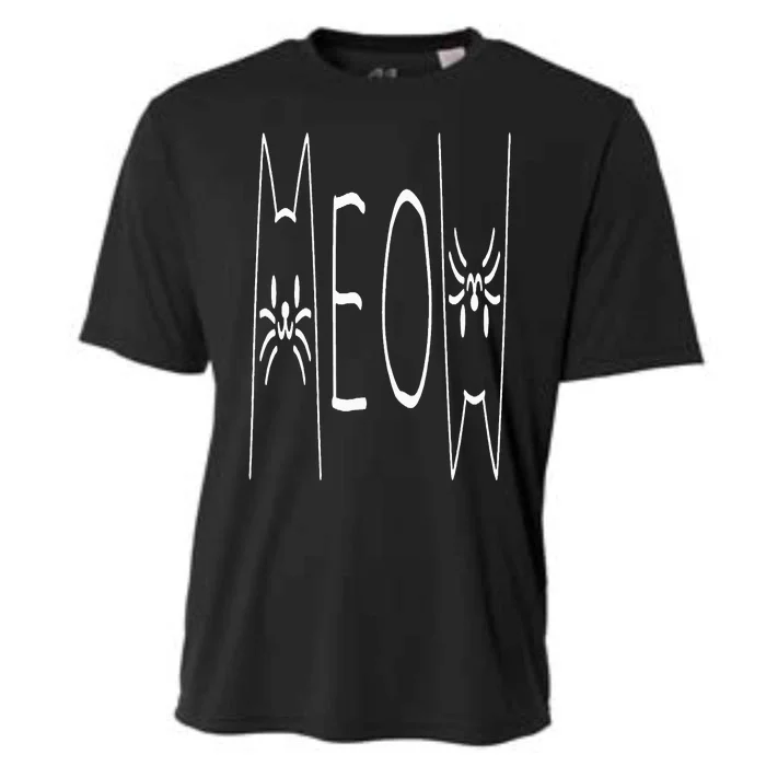 Funny Meow Cat Meow Kitty Cats Meow Cooling Performance Crew T-Shirt