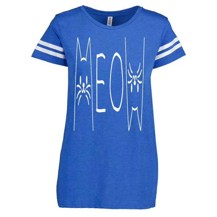 Funny Meow Cat Meow Kitty Cats Meow Enza Ladies Jersey Football T-Shirt