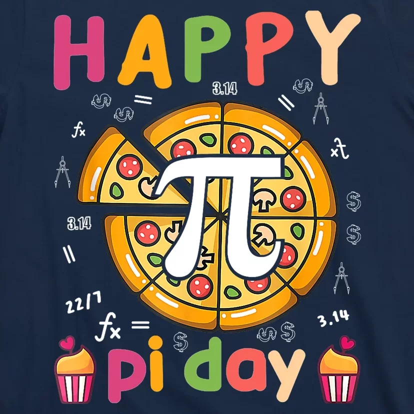 Funny Math Cute Teacher With Pizza T-Shirt