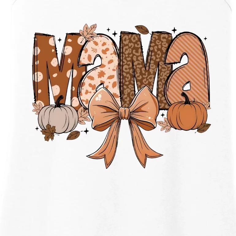 Fall Mama Coquette Pumpkin Ladies Essential Tank