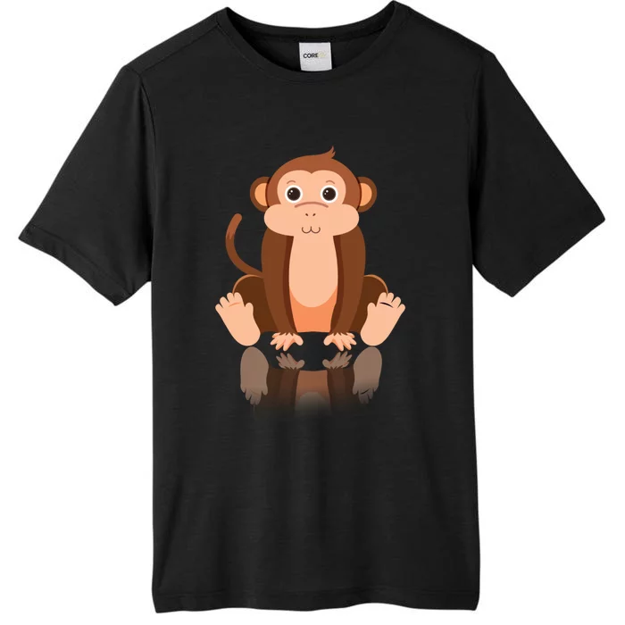 Funny Monkey Chimpanzee Ape Zoo Animal Lover Design ChromaSoft Performance T-Shirt