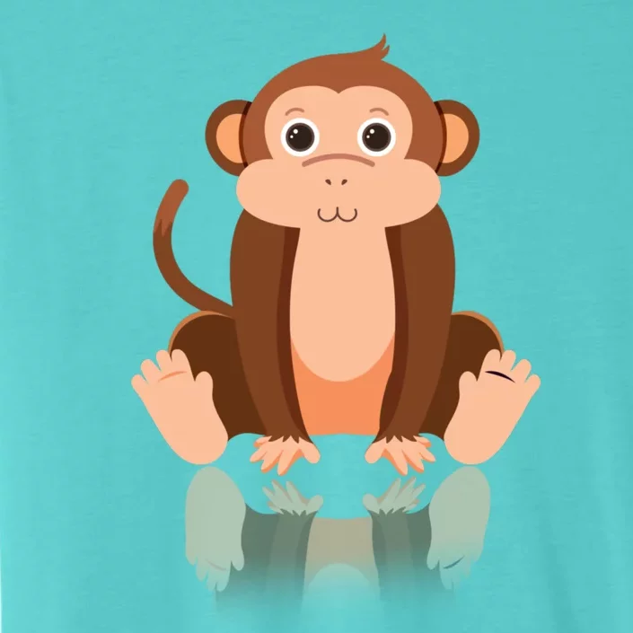 Funny Monkey Chimpanzee Ape Zoo Animal Lover Design ChromaSoft Performance T-Shirt