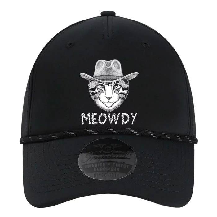 Funny Meowdy Cowboy Cat Performance The Dyno Cap