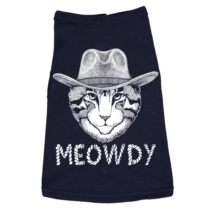 Funny Meowdy Cowboy Cat Doggie Tank