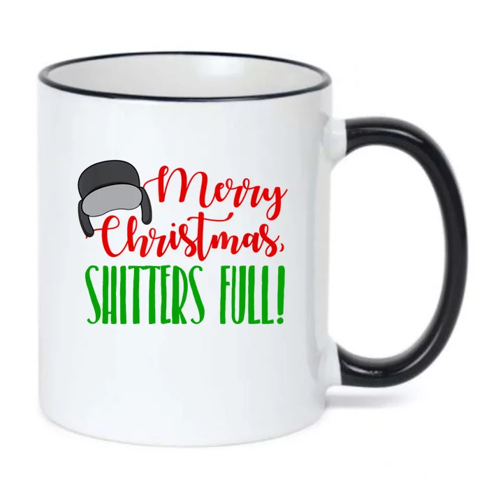 Funny Merry Christmas Quote Shitters Full Ts Mens Black Color Changing Mug