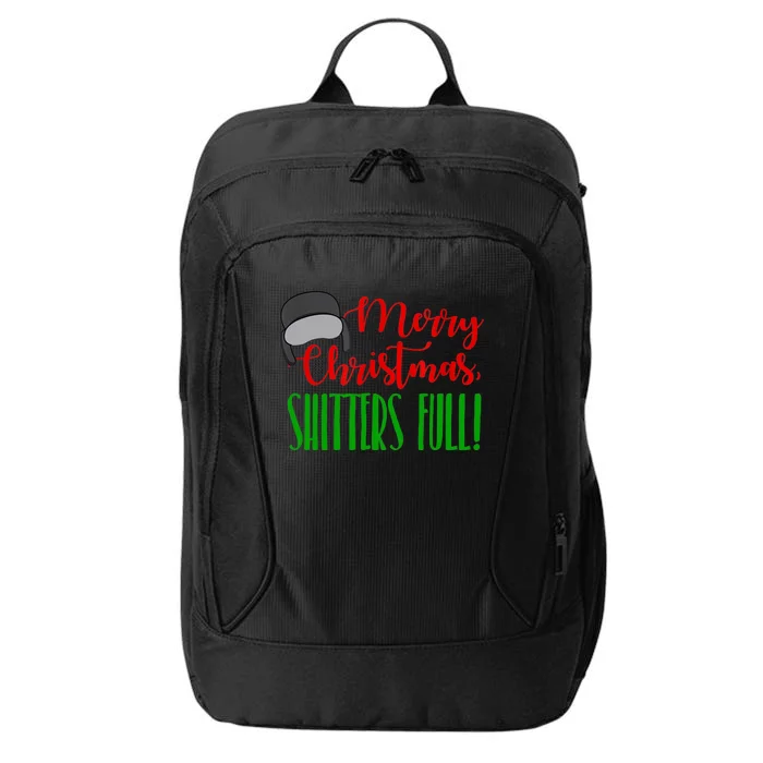 Funny Merry Christmas Quote Shitters Full Ts Mens City Backpack