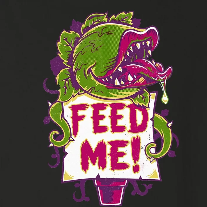 Feed Me Creepy Cute Audrey Plant Spooky Horror Musical Toddler Long Sleeve Shirt