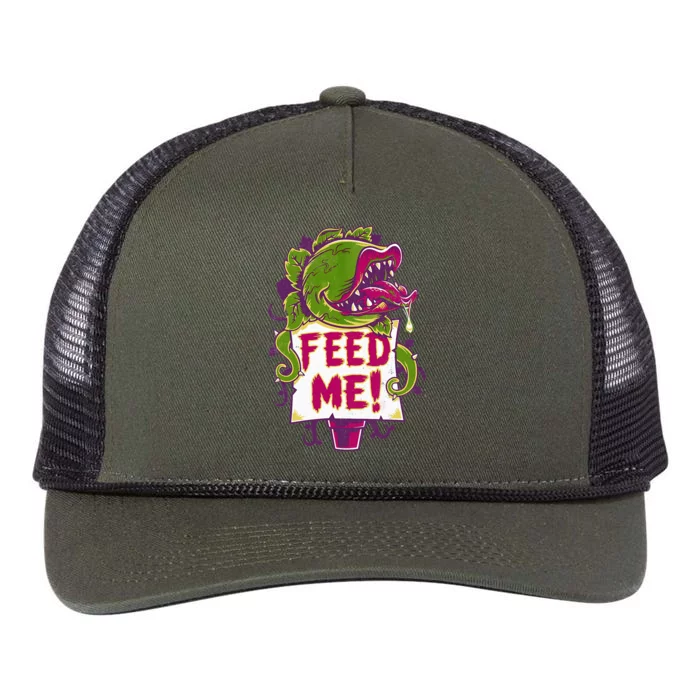 Feed Me Creepy Cute Audrey Plant Spooky Horror Musical Retro Rope Trucker Hat Cap