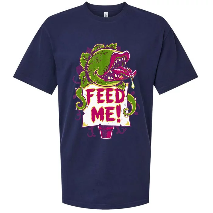 Feed Me Creepy Cute Audrey Plant Spooky Horror Musical Sueded Cloud Jersey T-Shirt