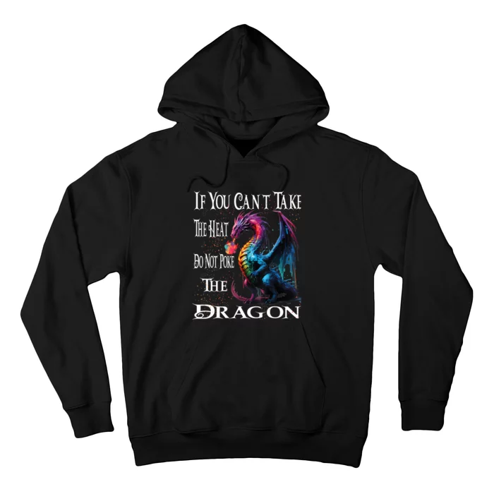 Flying Mythical Creature Cool Dragon Flame Spewing Dragon Hoodie