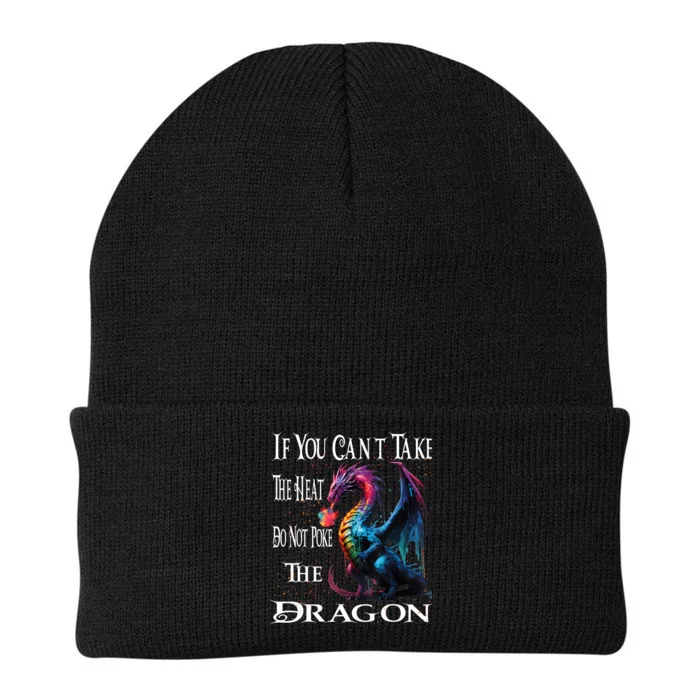 Flying Mythical Creature Cool Dragon Flame Spewing Dragon Knit Cap Winter Beanie