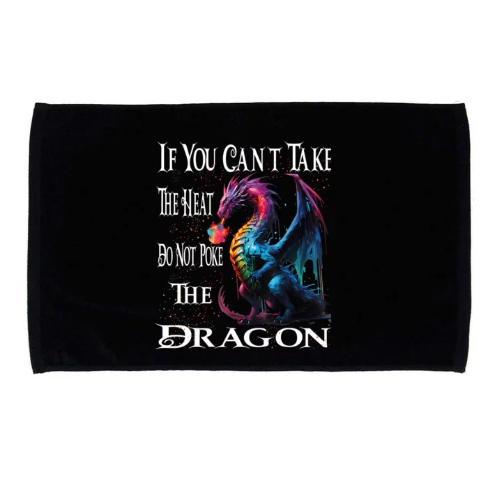 Flying Mythical Creature Cool Dragon Flame Spewing Dragon Microfiber Hand Towel