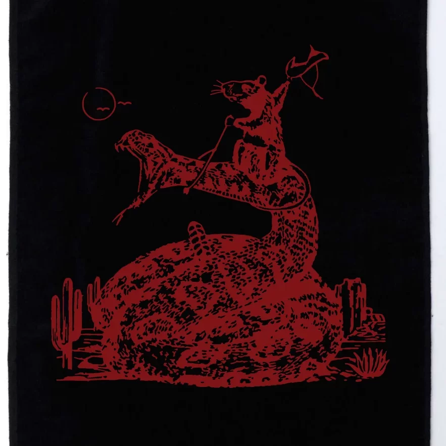 Funny Mouse Cowboy Mouse Platinum Collection Golf Towel