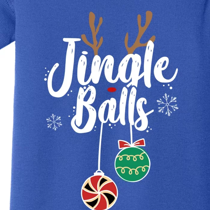 Funny Matching Christmas Couple Chestnuts Jingle Balls Gift Baby Bodysuit