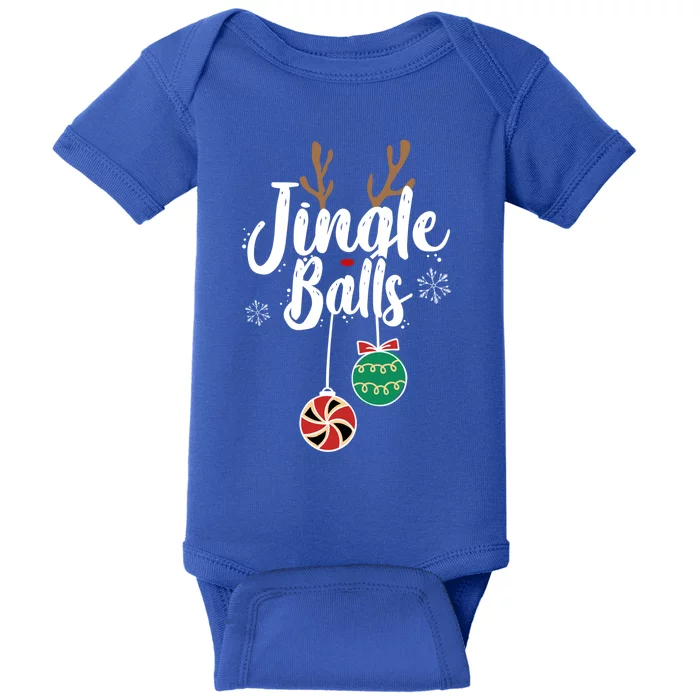 Funny Matching Christmas Couple Chestnuts Jingle Balls Gift Baby Bodysuit