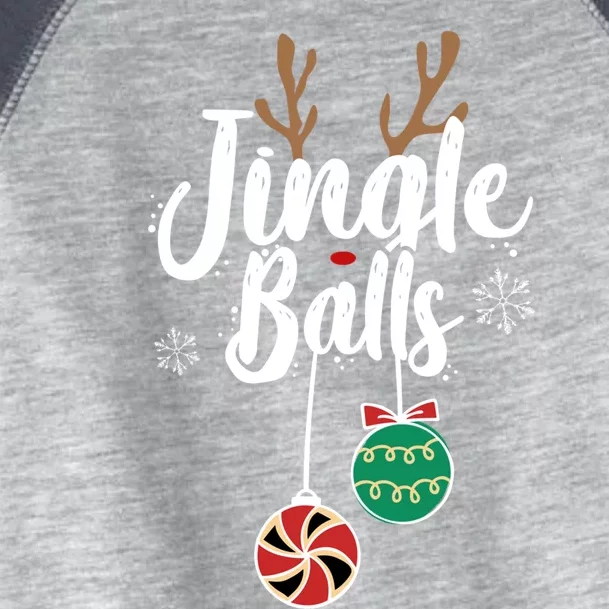 Funny Matching Christmas Couple Chestnuts Jingle Balls Gift Toddler Fine Jersey T-Shirt