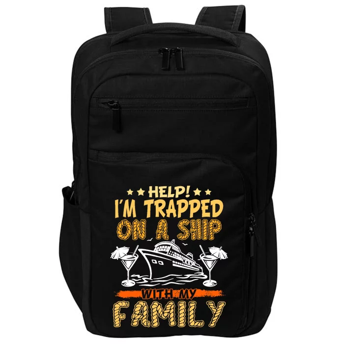 Family Matching Cruise Vacation Cruising Cruise Family Impact Tech Backpack