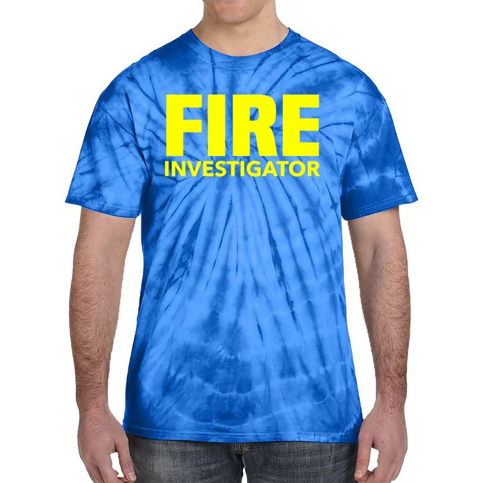 Fire Marshal Commissioner Firefighters Investigators Duty Gift Tie-Dye T-Shirt