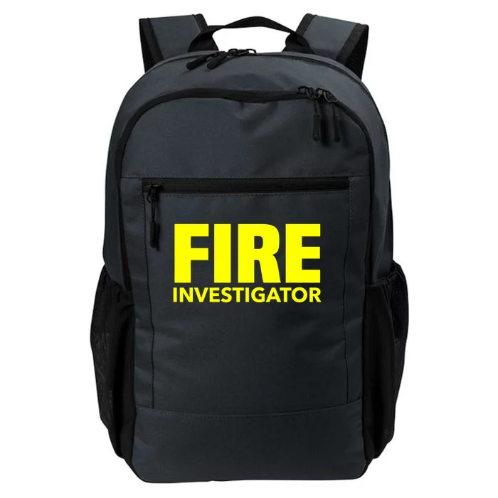 Fire Marshal Commissioner Firefighters Investigators Duty Gift Daily Commute Backpack