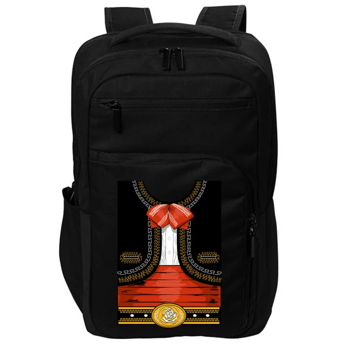 Funny Mariachi Charro Mexican Costume Impact Tech Backpack