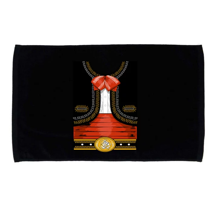 Funny Mariachi Charro Mexican Costume Microfiber Hand Towel